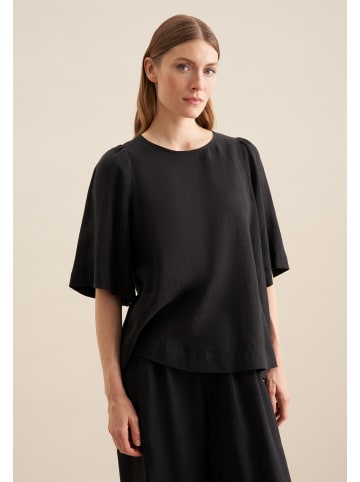 Seidensticker Shirtbluse Regular in Schwarz