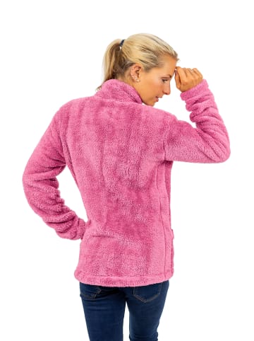 Reichstadt Damen Regular Fit Fleecejacke Kuschelige in Rosewood