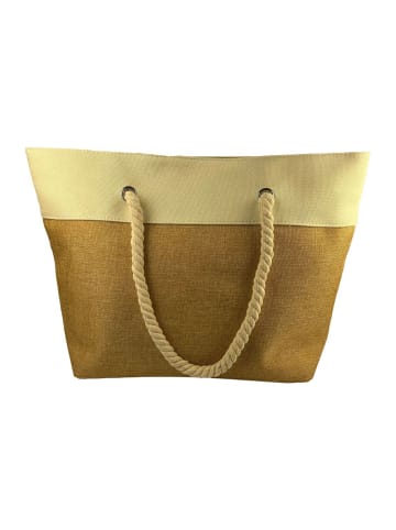 Yuhu Strandtasche Totebag in Beige