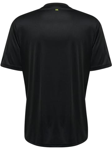 Hummel Hummel T-Shirt Hmlcore Multisport Herren Atmungsaktiv Schnelltrocknend in BLACK/BLAZING YELLOW