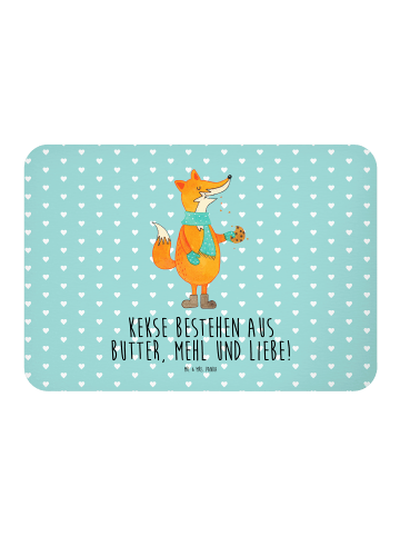 Mr. & Mrs. Panda magnet Fuchs Keks mit Spruch in Türkis Pastell