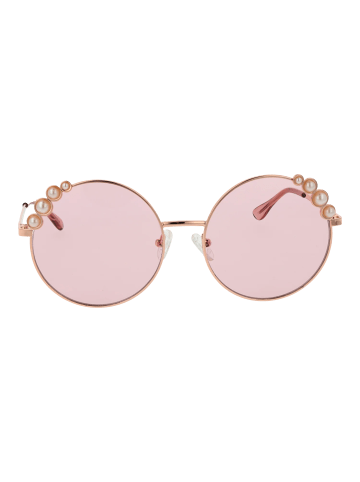 Guess Frauen Sonnenbrillen Rund Rose Gold