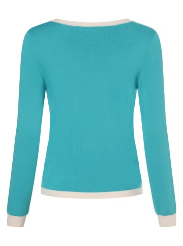 Franco Callegari Strickjacke in aqua weiß - 0007