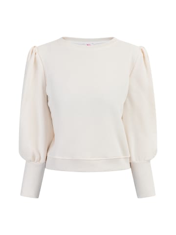 myMo Sweatpullover in Wollweiss