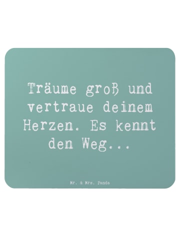Mr. & Mrs. Panda Mouse Pad Spruch Herzen Vertrauen mit Spruch in Meeresbrise
