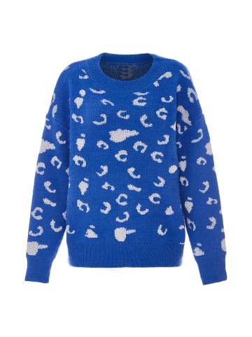 ebeeza Damen Strickpullover in Königsblau