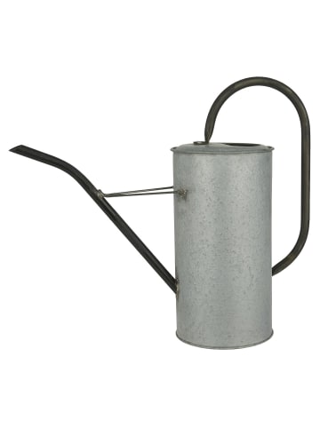 IB Laursen Gießkanne ZINK GRAU mit Schwarzem Henkel und Ausgießer 2,7 Liter