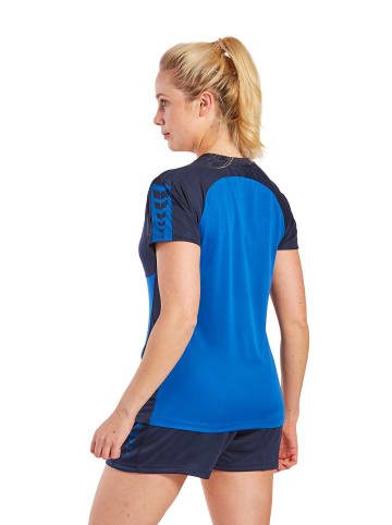 erima Damen Six Wings T-Shirt in new royal/new navy