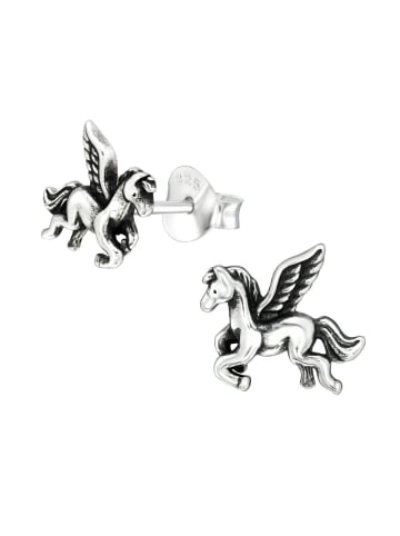 Bungsa Ohrstecker in Silber