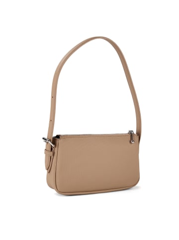 Lacoste Daily City Schultertasche 21 cm in taupe