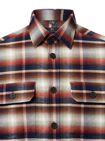 Nils Sundström Hemd in marine rot