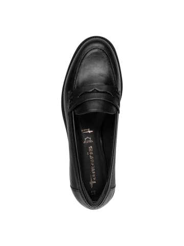 Tamaris Slipper in BLACK LEATHER