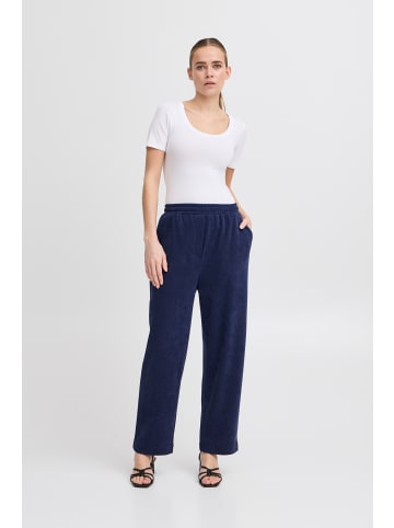 ICHI IHKATE CORDUROY PA regular fit in Medieval Blue