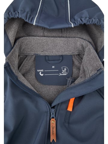 Sterntaler Softshelljacke mit Kapuze in marineblau