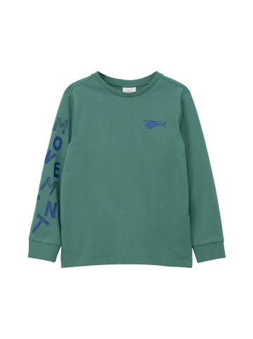 s.Oliver T-Shirt langarm in Petrol