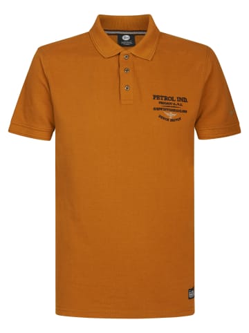 Petrol Industries Klassisches Poloshirt Lewistown in Braun