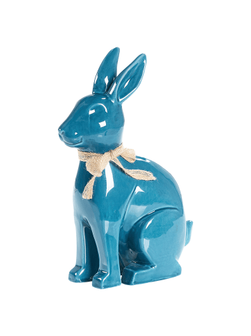 Beliani Dekofigur JAMBLES in Blau - (W) 15 x (H) 27 x (L) 8 cm