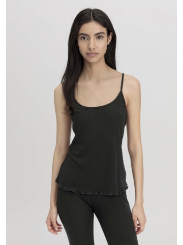 Hessnatur Spaghetti Top Fitted in schwarz