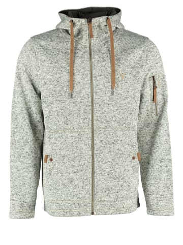 Tom Collins Strickfleecejacke Vazabi in mittelgrau