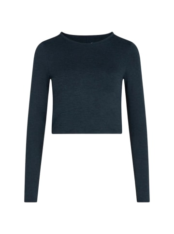 girlfriend collective Top Reset Lift Long Sleeve in Midnight