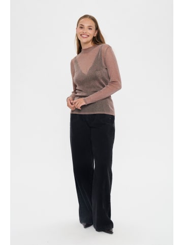 SAINT TROPEZ Bluse langarm DelilaSZ Tight fit in Pine Bark