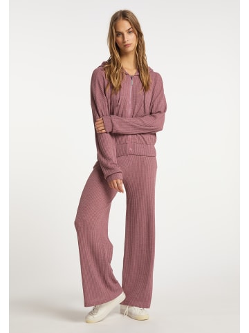 IZIA Damen Kapuzensweatjacke in Mauve