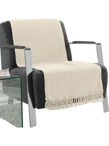 Erwin Müller Baumwollmischung Sessel- und Sofaschoner Catania in natur