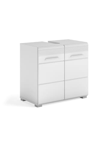 ebuy24 Waschbeckenunterschrank Linus Weiß 60 x 34 cm