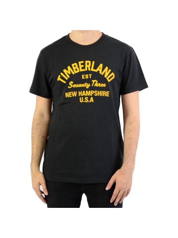 Timberland T-Shirt SS, von „Paint“ inspiriert Schwarz