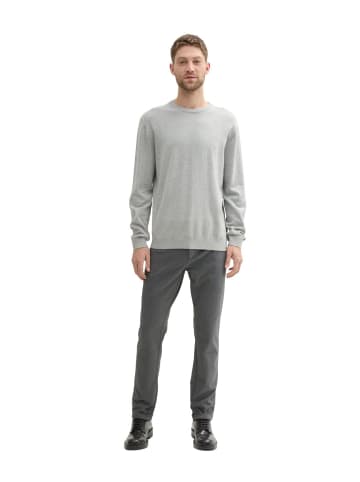 Tom Tailor Stoffhose / Chino JERSEY SLIM CHINO slim in Grau
