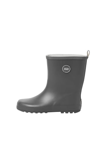 JACK & JONES Junior Gummistiefel in Asphalt