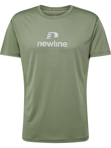 Newline T-Shirt S/S Nwlbeat Tee in DEEP LICHEN GREEN