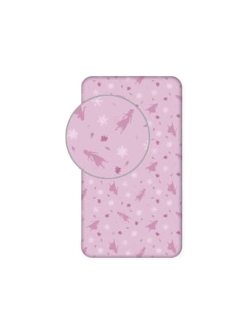 Disney Spannbettlaken Frozen in rosa/pink