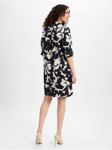 comma Kleid in schwarz beige - 0001