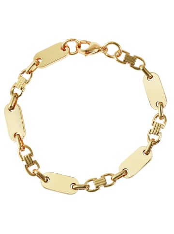 Adeliás Unisex Armband aus Edelstahl 19 cm in gold