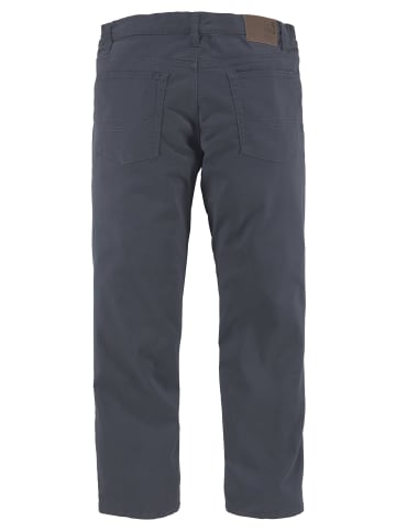 Man's World 5-Pocket-Hose in grau-blau