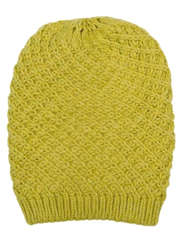 styleBREAKER Strick Beanie Mütze in Limettengrün