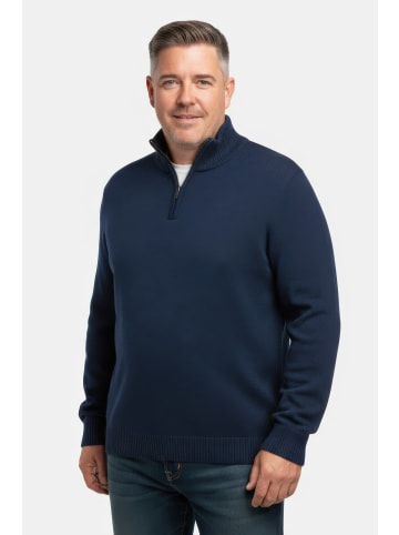 Men Plus Pullover in navy blau