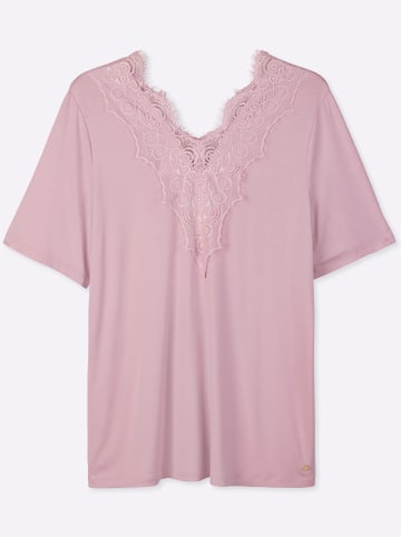 sheego Halbarmshirt in rosé