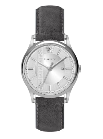 Versace Analoguhr für Herren in silber