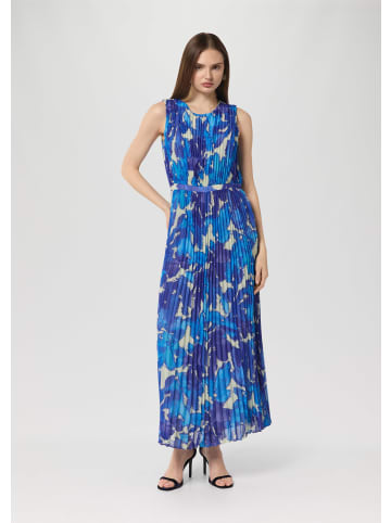 comma Kleid lang in Blau