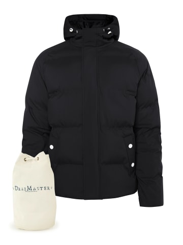 DreiMaster Maritim Anorak + Shopping Bag - Set in Schwarz