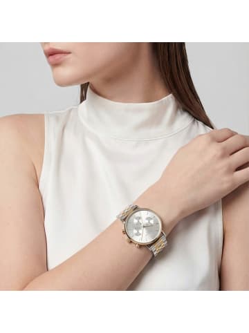 LIEBESKIND BERLIN Armbanduhr Small Modern Chronograph in bicolor silber / gold