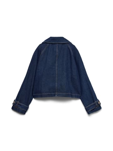 Vero Moda Trenchcoat in Dark Blue Denim