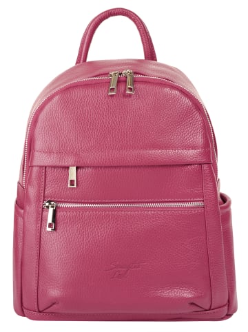 Samantha Look Rucksack echt Leder in pink