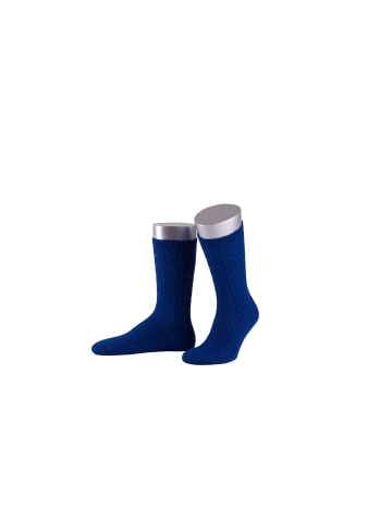 Lusana Trachtenschoppersocken L5697 in royalblau (15)