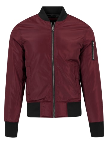 Urban Classics Bombers - Blouson in burgundy/black