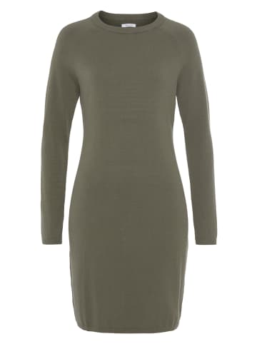 Tamaris Strickkleid in khaki melange