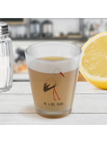 Mr. & Mrs. Panda Pinnchen Storch ohne Spruch in Transparent