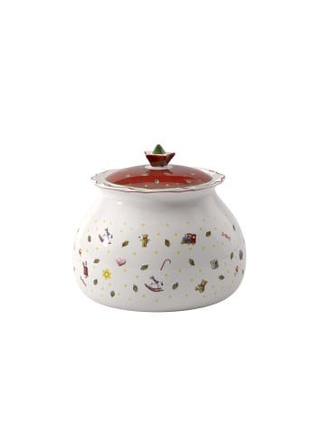 Villeroy & Boch Dose groß Toy's Delight in rot|weiß